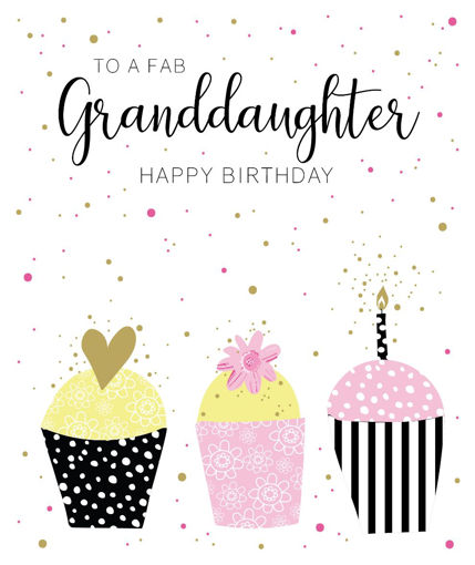 Picture of GRANDDAUGHTER BIRTHDAY CARD